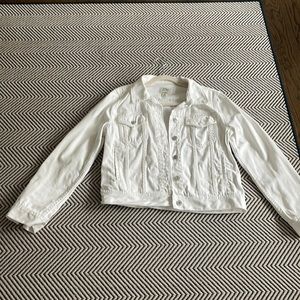J crew white denim jean jacket